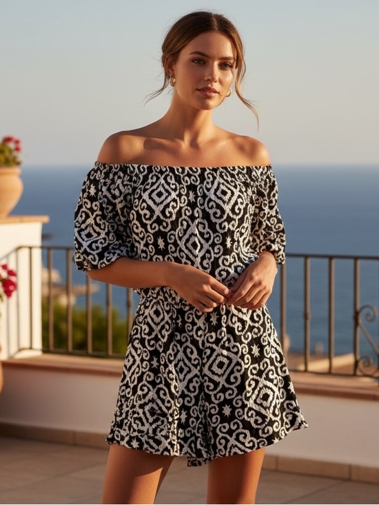 Cupshe Dresses & Skirts - Cupshe Black and White Mini Dress